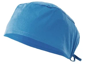 GORRO CIRUJANO C/TIRAS CELESTE BOLSA X 100 UN