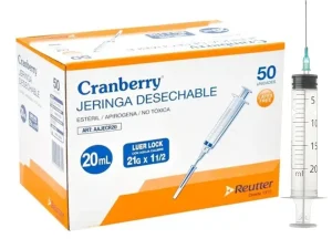 JERINGA . 20CC LOCK C/A 21X1 1/2 CAJAX50 UN