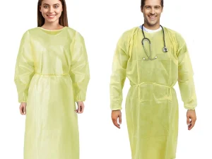 BATA AISLAMIENTO AMARILLA