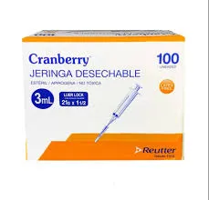 JERINGA DESECHABLE CAJAX100u 3/5/10mL