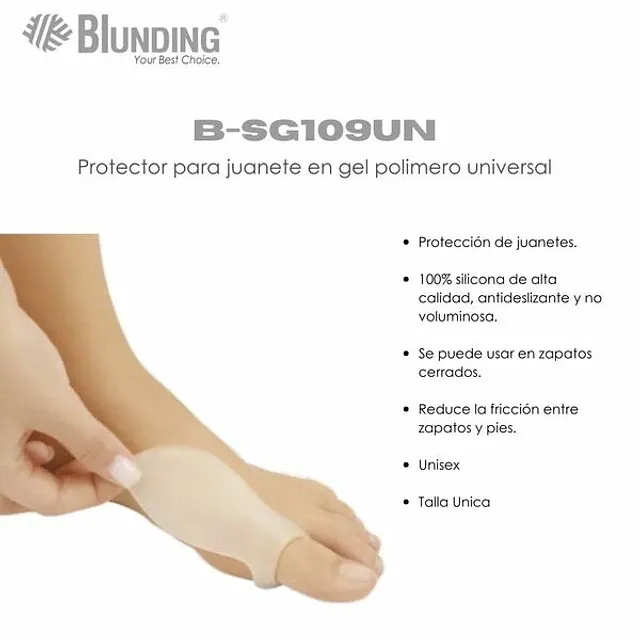 PROTECTOR PARA JUANETE EN GEL POLIMERO UNIVERSAL - Imagen 2