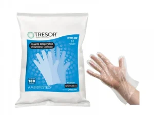 GUANTE POLIETILENO BOLSA X100
