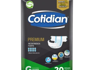PAÑAL COTIDIAN ADULTO PREMIUM G X20 UNIDADES