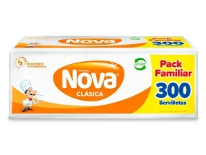 SERVILLETA NOVA CLÁSICA CÓCTEL X300 UNIDADES