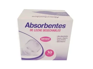 ABSORBENTES DE LECHE 30 UNIDADES