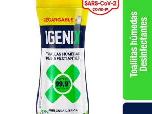 Igenix Toallas Húmedas Desinfectantes 40 Unidades